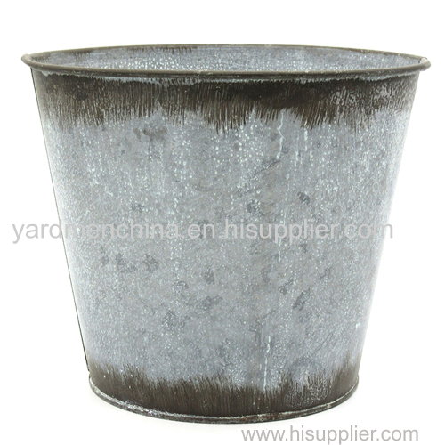 Decorative Metal Flower Pot