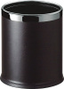 Black double layer waste bin