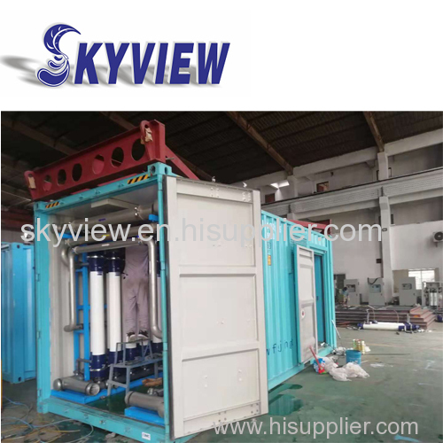 RO UF CMF container integrated water treatment equipment