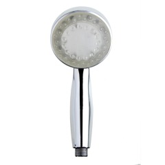 Bathroom rain abs round top led shower head