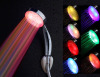 Fashionable colorful LED shower head