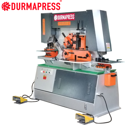 Hydraulic power hole puncher and metal shearing ironworker