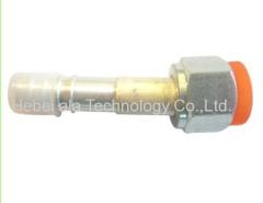 #10/Straight Female O-Ring 7/8-14UNF Aluminium joint with iron cap auto air conditioning hose fitting