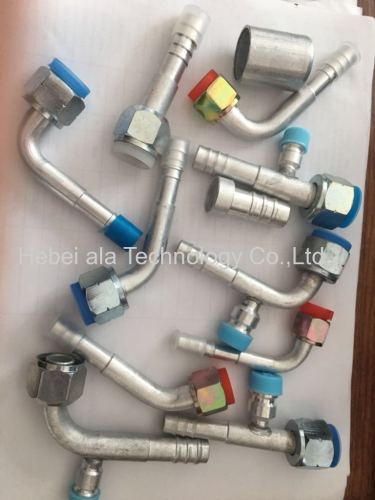 Hot sale Al & iron jacket Al & iron ferrule auto air conditioning hose fittings