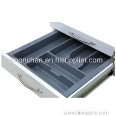 5Drawers Dental Cabinet Furniture Stainless Steel Medical Mobile Trolley