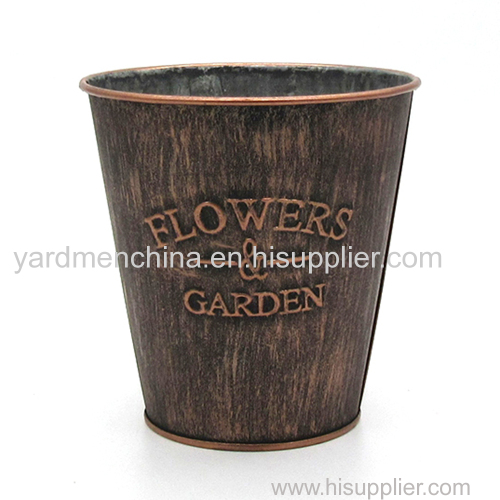 2018 hot sale fashion style metal pot for flower tree