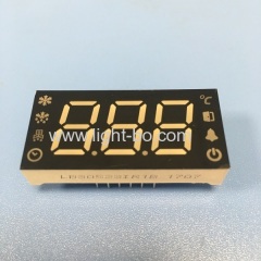 Super Red custom made triple digit led display 7 segment for digital refrigerator control system