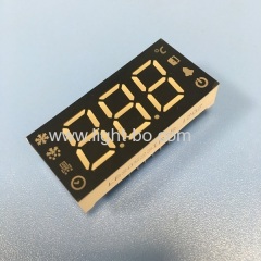 Super Red custom made triple digit led display 7 segment for digital refrigerator control system