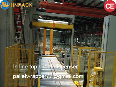 hennopack in lie pallet new condition top sheet dispenser