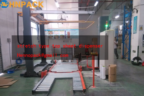 Hennopack Easy. Reliable. Safe Automatic pallet Top Sheet Dispenser machine