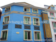 fireproof Wood texture Siding Board various colors for outdoor facade