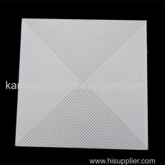 durable anti-denting fireproof calcium silicate Ceiling Board in size 603*603mm for false ceiling