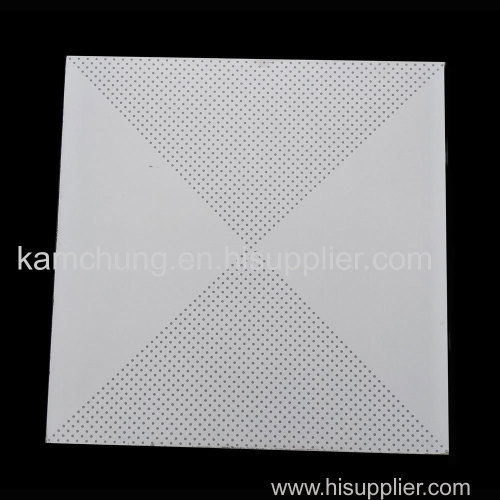 durable anti-denting fireproof calcium silicate Ceiling Board in size 603*603mm for false ceiling