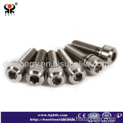 taper hex head titanium alloy bolts screw for bicycle and motorbike