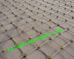 Slope protection rope mesh