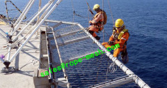 stainless steel helideck rope mesh