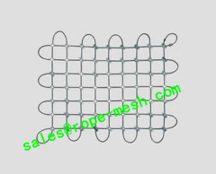 Stainless steel square rope mesh