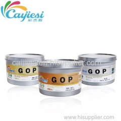 Rich gold ink offset printing ink