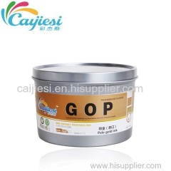 Silver ink offset printing ink