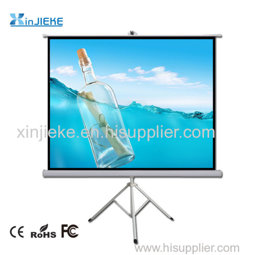 Wholesale 72-120 inch Portable Projector Screen / Foldable Standing Tripod Projection Screen