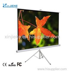 Wholesale 72-120 inch Portable Projector Screen / Foldable Standing Tripod Projection Screen