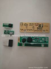 Wireless mouse transmitting module and wireless keyboard PCBA share same receiver combo set