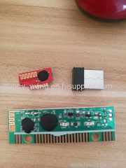 Wireless mouse transmitting module and wireless keyboard PCBA share same receiver combo set