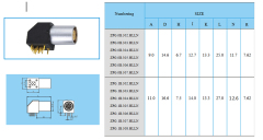 SPRING ZPG Angled Socket Compatible Lemos EPG 90° Right Angle Socket