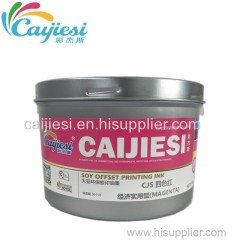 Quick dry economical and practical soy offset printing ink cyan ink