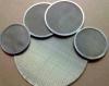 Stainless steel filter disc for screening round shape filter disc with frame or without frame plain weave filter disc