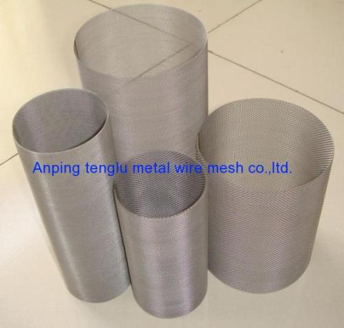 Ultra fine stainless steel five heddle wire mesh for filter