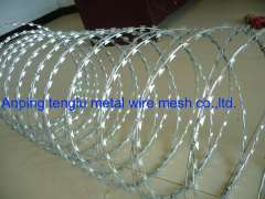 Concertina factory direct sell razor wire with galvanized material