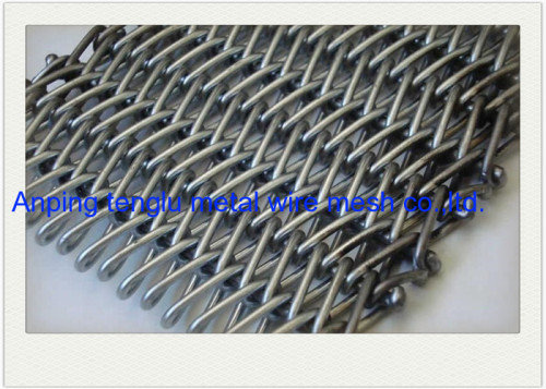 Stainless steel flat wire belt for food use  flat wire belt for baking of cookie bread industry