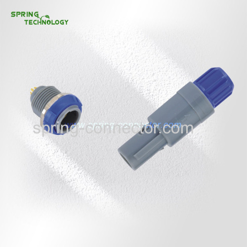 SPRING Plastic Push Pull Self Latching Connector For Medical Applications