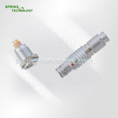 Push Pull Self Latching Circular Metal Electronic Cable Plug