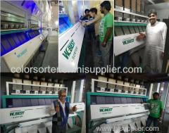 Medium capacity 4 ton per hour CCD rice. grain.cereal plastic color sorter made in China with best price 1 year warranty