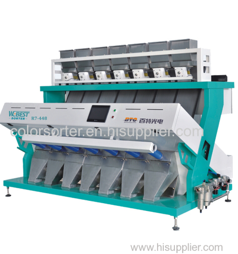 Large capacity totally automatically working grain corn cereal RGB CCD color sorting machine from China original made