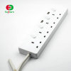 EU/UK/US/AU/JP 4 Ports 3m usb power strip with USB Surge Protector
