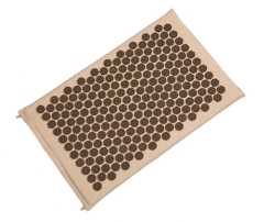 Organic linen acupressure mat shakti mat with coconut fiber