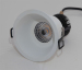 Horn shape white frame LED downlight 10W 12W dimming or non-dimming optional