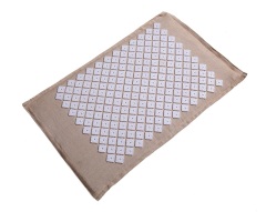 High quality natural cotton and linen acupuncture mat with organic coconut with square spike