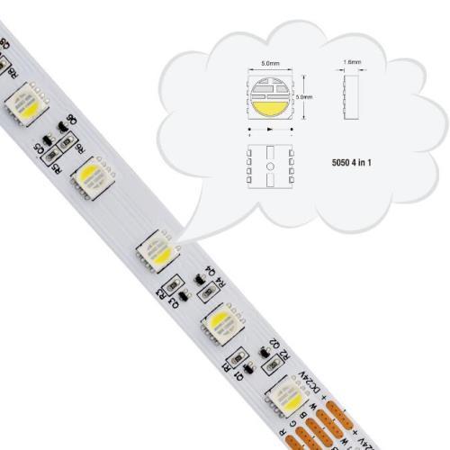 4 in 1 RGBW LED strip lights 12V 24V