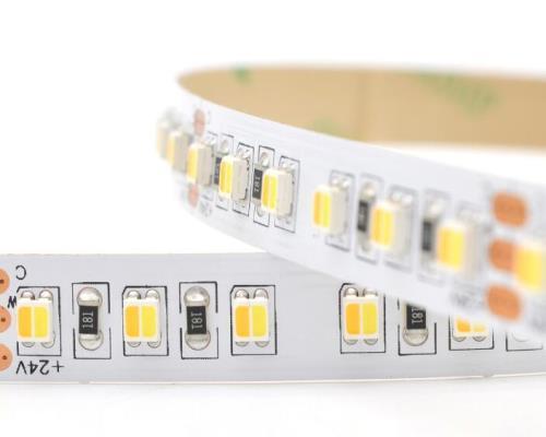 2 in 1 3528 LED strip lights CCT Tunable 120LED/M