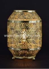 Satin Brass Pressing Table Lamp D200*H280mm