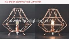 brenmen geometric pendant copper