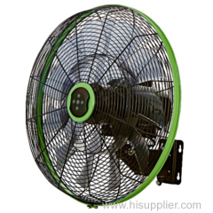 EC Wall Fan With Brushless Permanent Magnet EC motor Wifi Bluetooth Radio Frequency Remote-18" Green Style