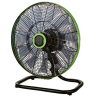 EC Floor Fan With Brushless Permanent Magnet EC motor Wifi Bluetooth Radio Frequency Remote-18&quot; Green Style