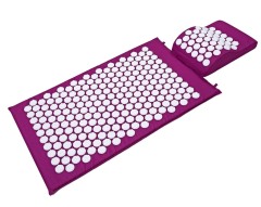 Massage acupressure mat and pillow kit