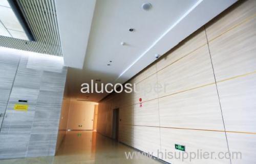 wood stone pattern aluminum composite panel