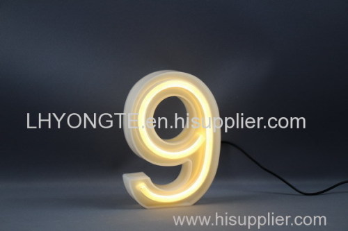 LED neon light perfect for desk top